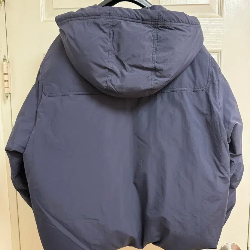 Codegraphy Navy Padded Hooded Down Coat, Size S - image 1