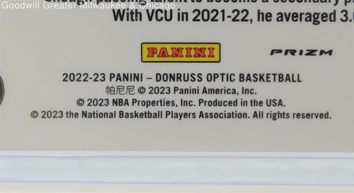 2022-23 Vince Williams Jr Donruss Optic Rated Rookie Red Wave Memphis Grizzlies - Picture 2 of 2