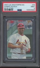 2007 Upper Deck UD Masterpieces Blue Steel #49 Albert Pujols /50 Mint PSA 9