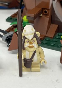 Lego Ewok Attack 7956 Star Wars 100% Complete Set no Box 166 Pieces 3 Minifigure