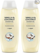 By Amazon Vanilla & Coconut Shower Gel, 2 x 500ml 5.67 per litre