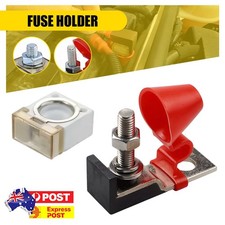 For Car Boat RV 250A MRBF Waterproof Fuse Holder Block M8 Terminal 58V 300A Max