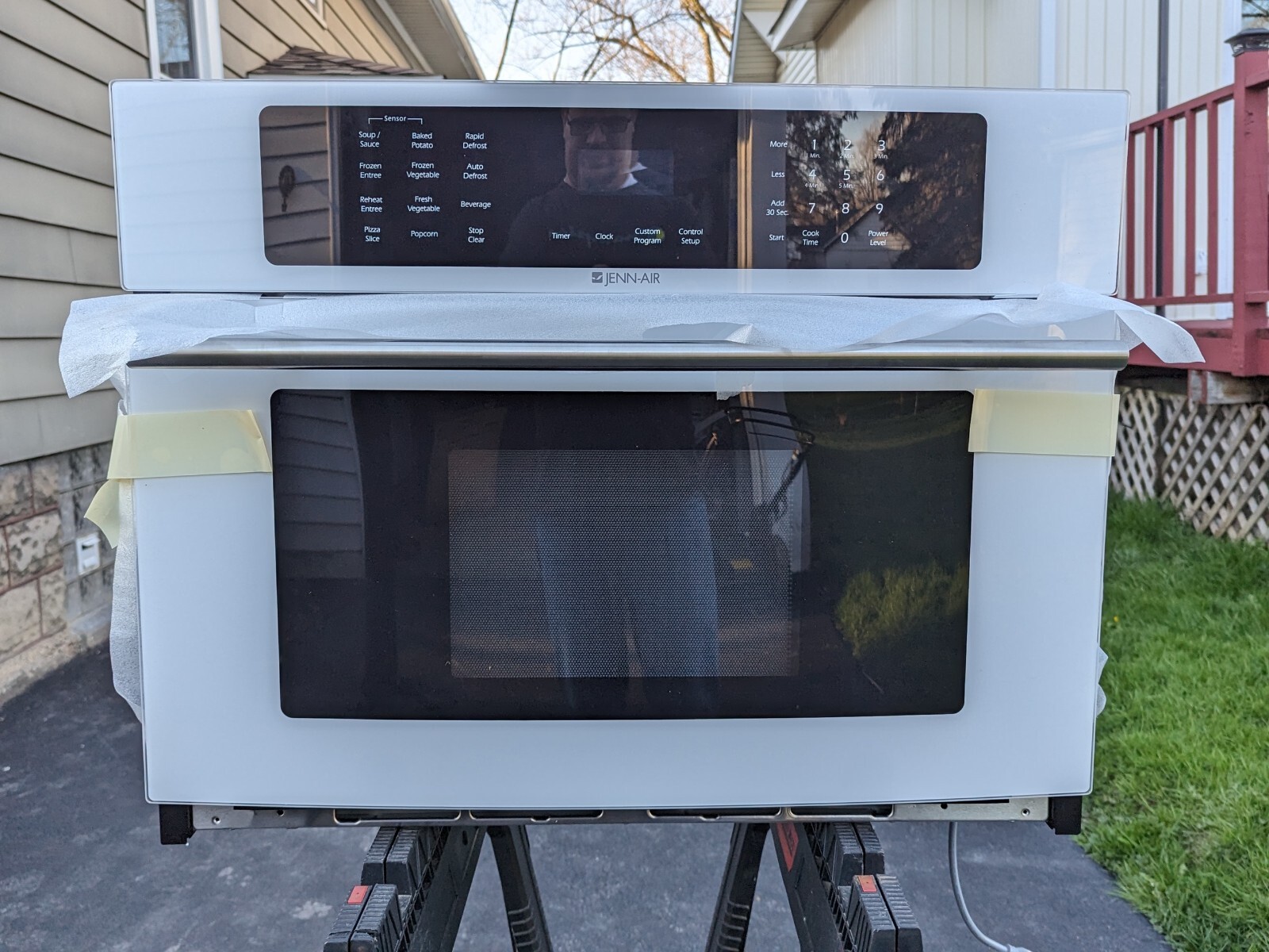 JennAir JMC8130DDW Built In Glass Microwave Oven 30" 1.5 Cu Ft 1000 Watt eBay