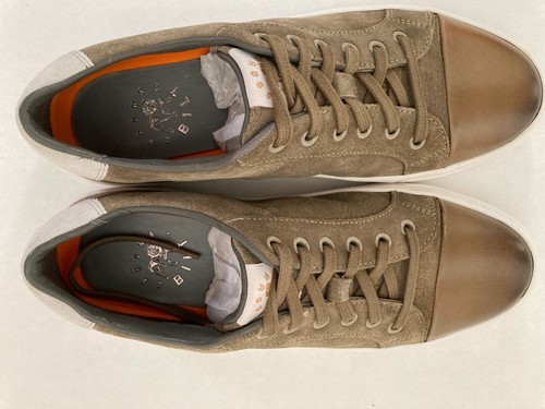 George Brown Men's Sneakers Tillman Suede Leather Taupe, Size: 9M, new - Picture 4 of 10
