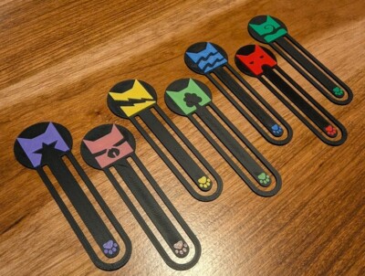 Warrior Cat Bookmarks Clan-Inspired - Warriors - 3D Printed