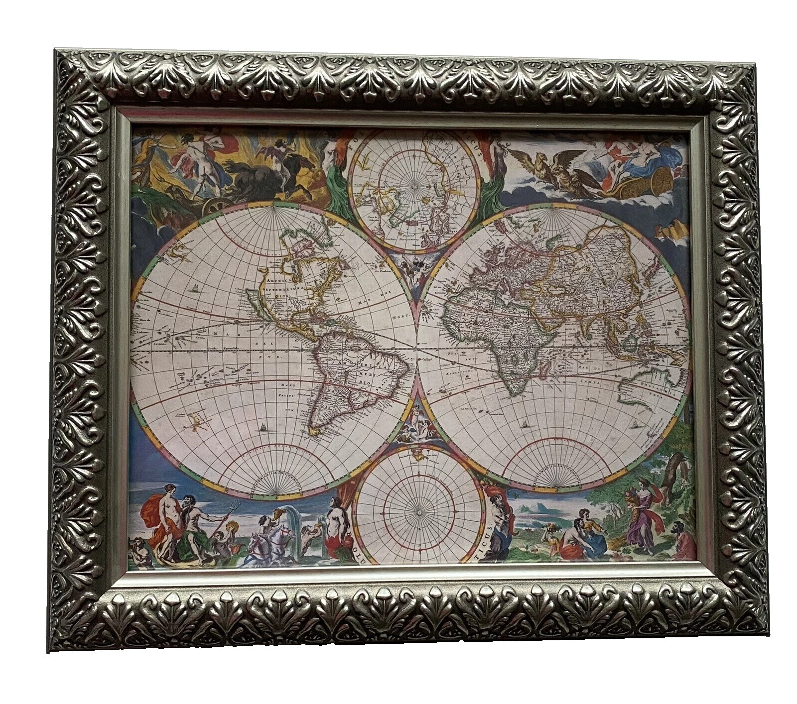 Antique Reproduction World Antique World Maps & Atlases