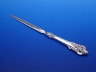 Grande Baroque by Wallace Sterling Silver Letter Opener HHWS Custom 9 3/4"