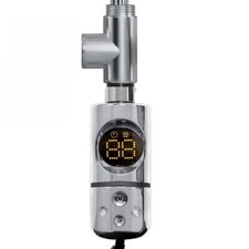 Thermostatic Heating Element AF Chrome + T-Piece – For Dual Fuel Towel Radiator