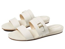 Woman's Sandals - Cole Haan Francine Demi Wedge Slide - size 6 US Ivory