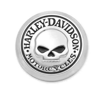 NEW GENUINE HARLEY DAVIDSON WILLIE G SKULL MEDALLION STICK IT METAL