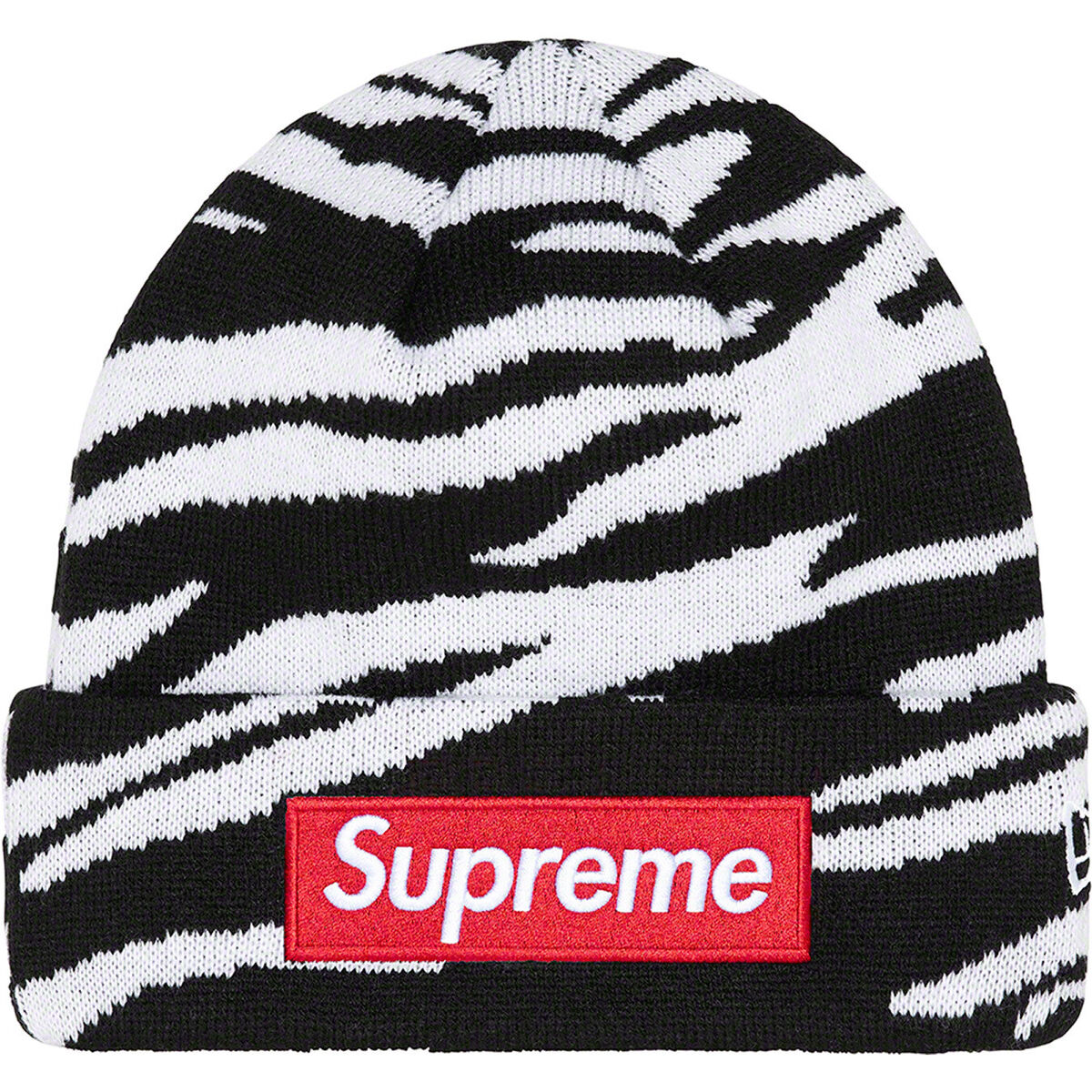 Supreme x New Era Box Logo - World Famous Beanie FW22 (FW22BN10) One Size