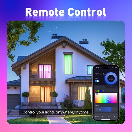68mm LED RGB Recessed Ceiling Light 6W WiFi Smart Dimmable Spot Downlights Alexa - Picture 3 of 14