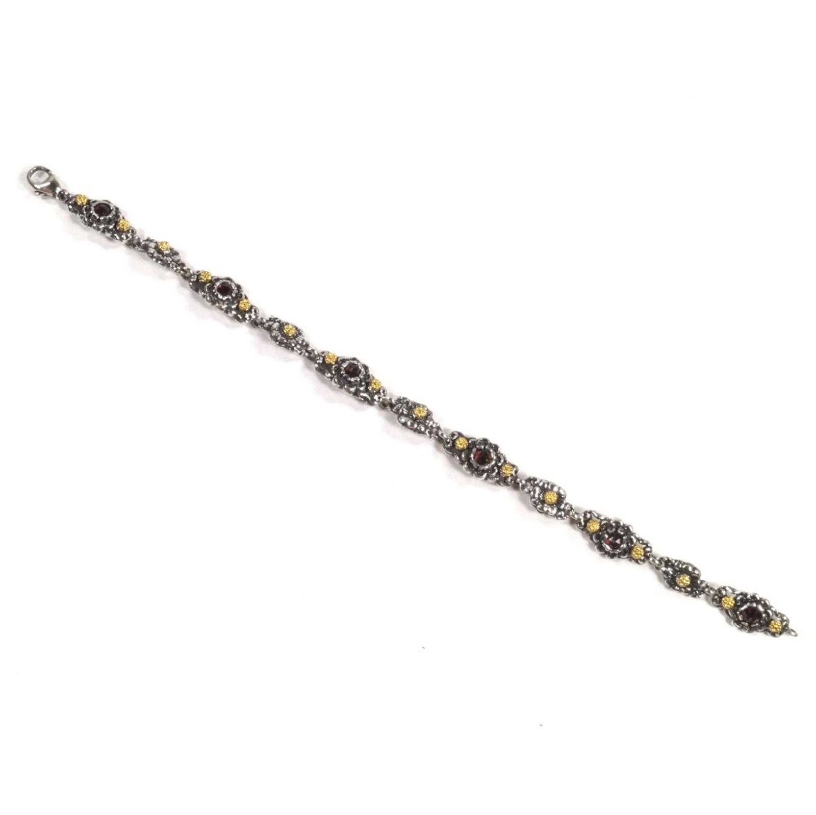 Нарукавная повязка Tom Hill Damen Sterling-Silber 925 Rot Granat 19 см 41.9020