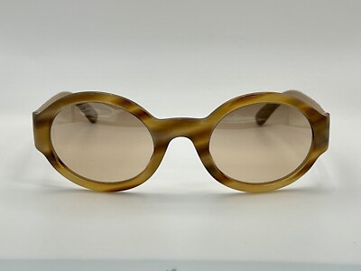 CHANEL 5140-Q Round Tortoise Sunglasses With Leather Quilted  display picture 3