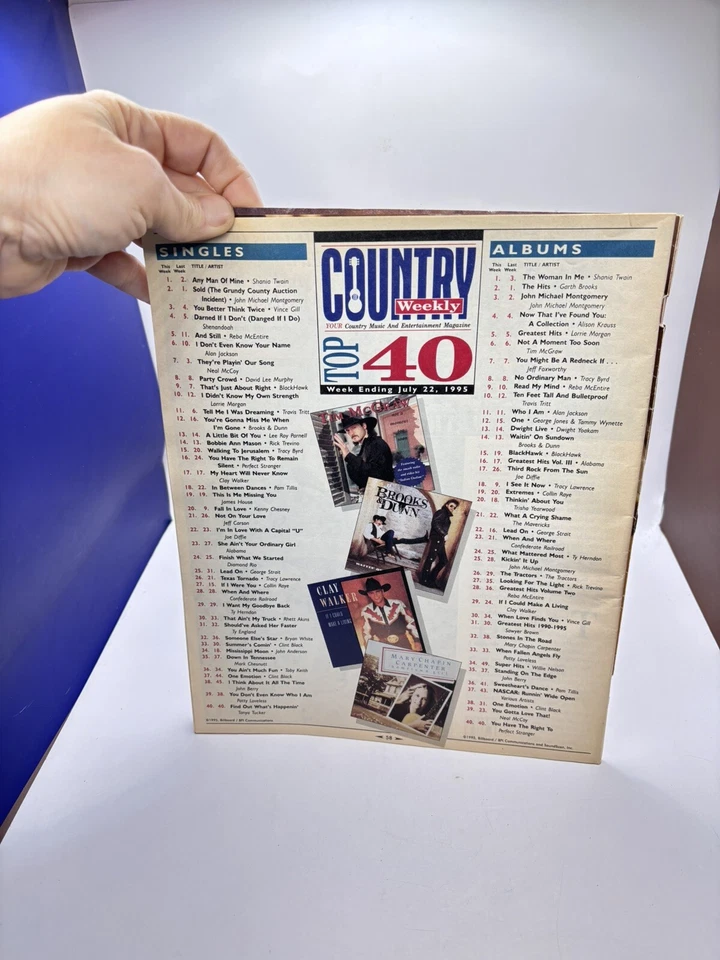 Elvis Presley Covers Country Weekly Magazine 1995 Shania Twain  Foto 3 de 4