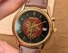 1997 SEIKO Kinetic 5M42-0F60 Nagano Olympics Model Date Men's Watch Vintage
