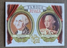 2022 TOPPS ALLEN & GINTER FAMOUS RIVALS GEORGE WASHINGTON KING GEORGE #FR-9