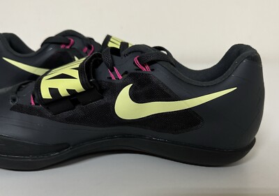 Nike Zoom Rival SD 4 Black Volt Discus Throwing Track & Field Shoes Mens  9.5 Nike Zoom Rival SD 4 Black Volt Sz 9.5 Discus Throwing Track  main image 2