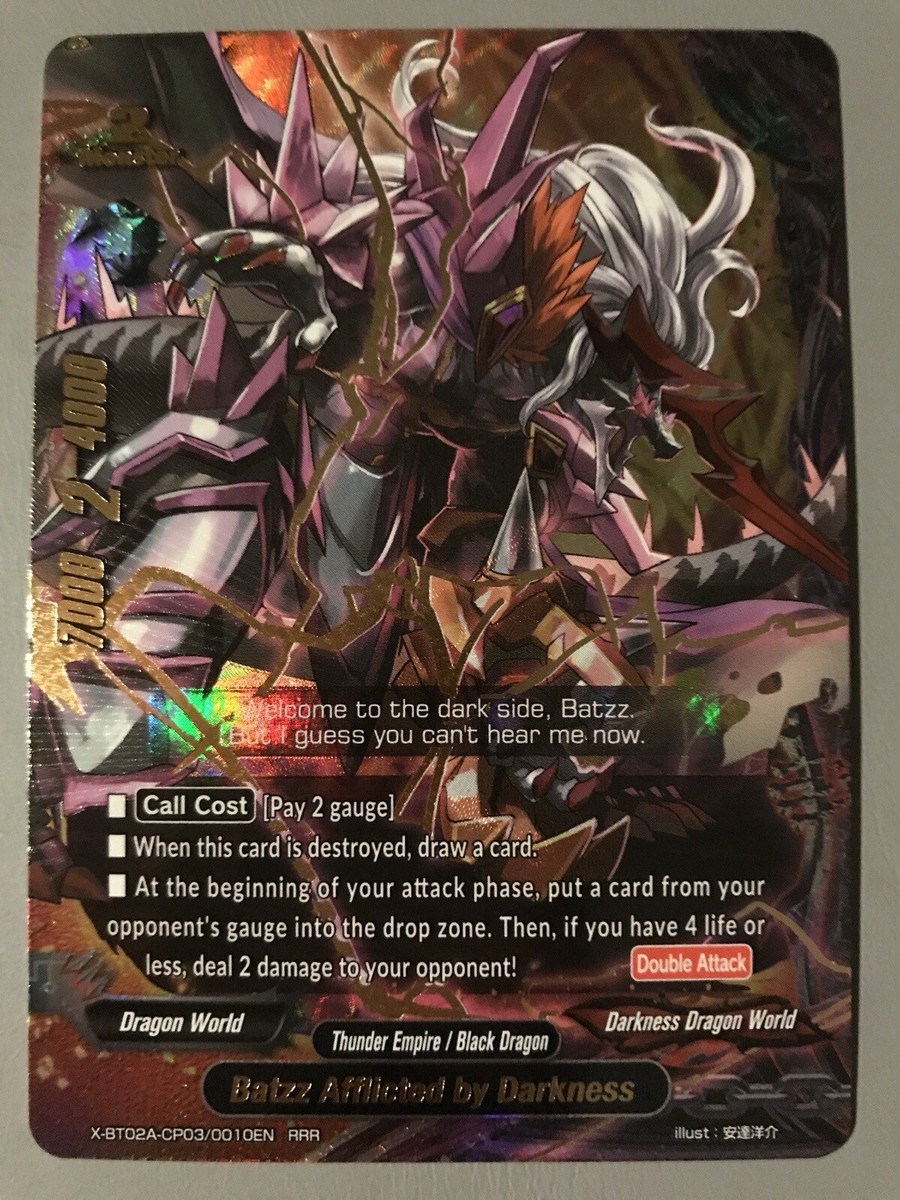 FUTURE CARD BUDDYFIGHT BATZZ AFFLICTED BY DARKNESS X-BT02A FUTURE CARD BUDDYFIGHT BATZZ AFFLICTED BY DARKNESS X-BT02A