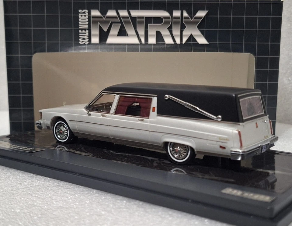 Oldsmobile Ninety Eight 98 Eureka Regent Landaulette 1983 Silver 1:43 Matrix - Image 4 of 4