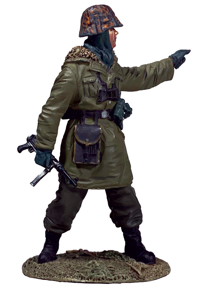 W. Britain - World War II German Waffen SS NCO wearing SS
