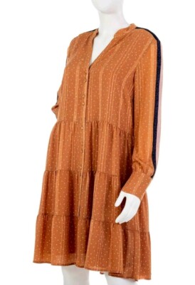 yas orange dress YASDIO MINI DRESS | Orange
