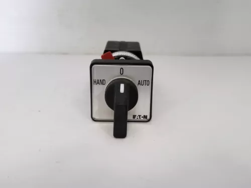 EATON TM-2-15432/EZ ROTARY CONTROL SWITCH 10A 3 POSITION HAND-0-AUTO NNB