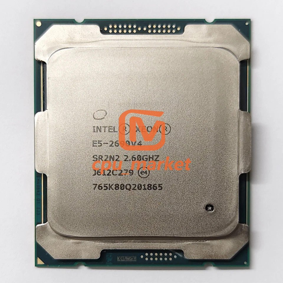 Intel Xeon E5-2690 v4 SR2N2 2.60 GHz 14 Cores 28T LGA2011-3 Server CPU Processor - Image 2 of 3