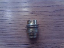 ancienne lampe , 1 ancienne douille laiton massif pour lampe col de cygne.