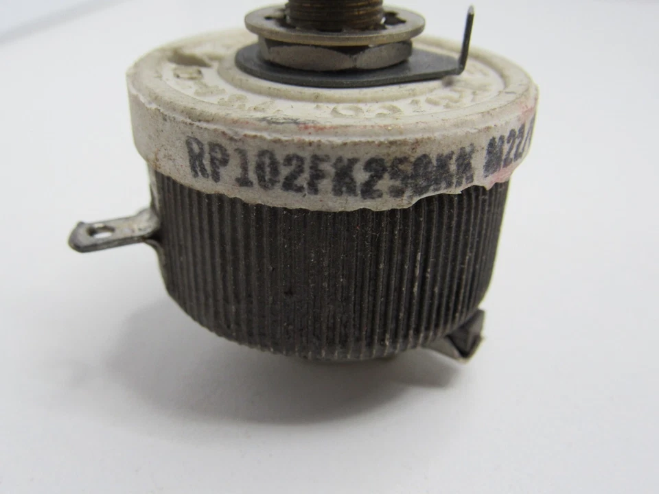 Ohmite RP102FK250KK M22/03-00062FK 25 ohmios 1,00 A. Resistencia variable 7835 #T2-15 Foto 4 de 4