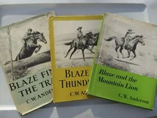 Blaze C W Anderson Classics  VTG hc Horse book lot + help feed rescued animals