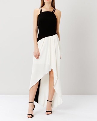 felda tie neck maxi dress