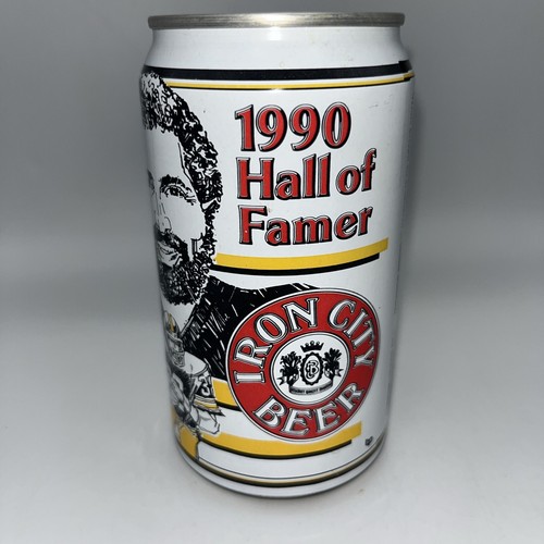 VINTAGE IRON CITY PITTSBURGH STEELERS FOOTBALL FRANCO HARRIS PULL TAB BEER CAN - Picture 4 of 6
