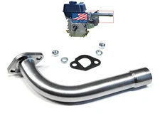 Exhaust Pipe Head For Predator 212cc Coleman CT200U GX160 GX200 Mini Bike