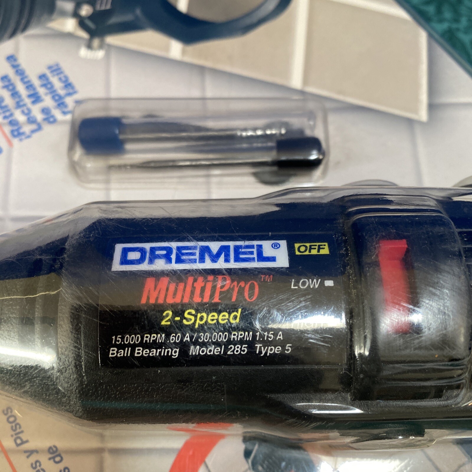 NEW DREMEL GROUT Removal Model 285 MULTIPRO 2 Speed Rotary Tool MADE in