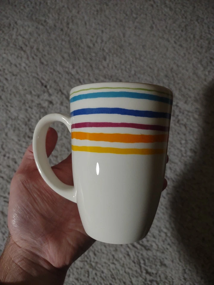 Set Of 2 Pfaltzgraff Retired Flourish Pattern Coffee Mugs - Image 2 of 4