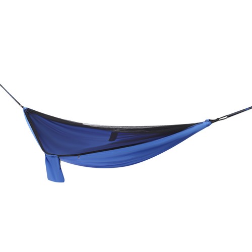 Amaca da Campeggio con Zanzariera Tenda e Pioggia Fly Telone per Zaino Blu - Foto 19 di 24