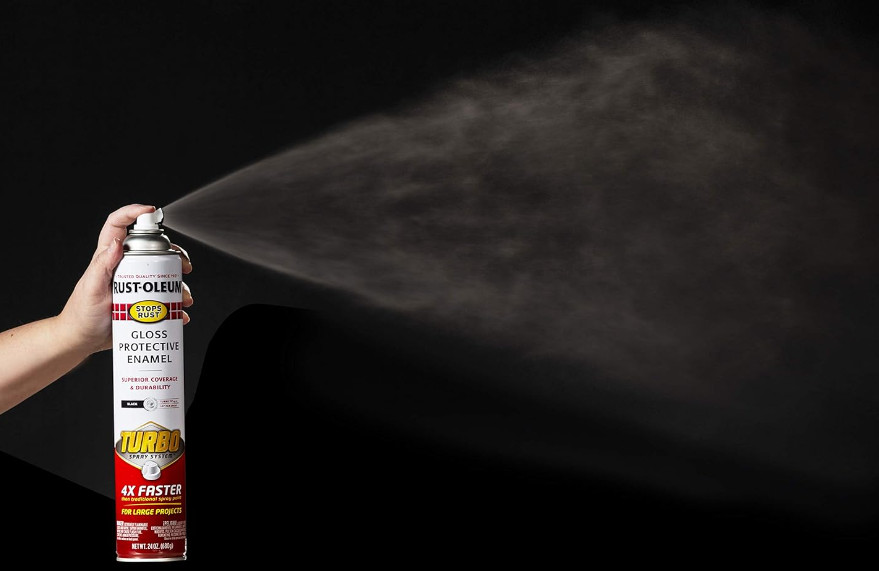 6 Pack, RustOleum 3341286PK Stops Rust Turbo Spray Paint, 24 oz