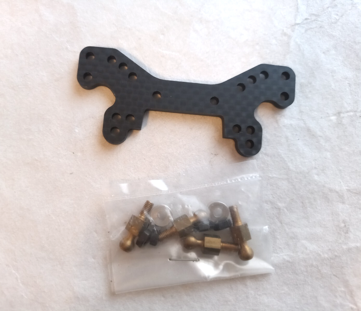 Tamiya TA04 Cross Carbon Damper Stay ( Front ) TAP-15F TA-04 PRO