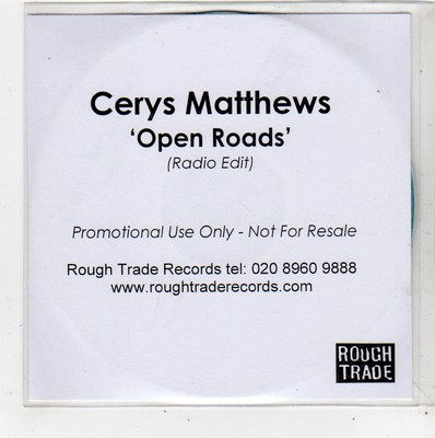 (FQ512) Cerys Matthews, Open Roads - DJ CD