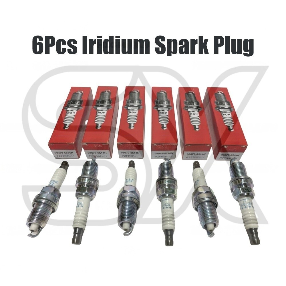 6Pcs Genuine 98079-5514N Iridium Spark Plug Fit For Honda Odyssey Acura Cl Mdxa