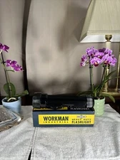 DEADSTOCK NEW Vintage Ray-O-Vac WORKMAN Industrial Flashlight USA No.WF-22 RARE