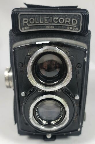 Rolleicord DRP DRGM Camera Carl Zeiss Jena Triotar 3.5 7.5cm AS IS Parts Repair