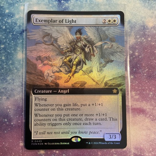 Exemplar of Light (FOIL) x1 - MTG Foundations FDN #445