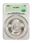1882 MS63 Morgan Silver Dollar CACG