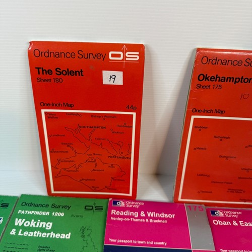 11x Vintage Ordnance Survey Maps Mixed OS Paper Fold Out Map Bundle JobLot - Picture 9 of 10
