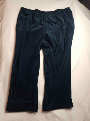 Woman Within Sweatpants Womens 3X Plus Size Blue Yoga Chic Loungewear Athleisure