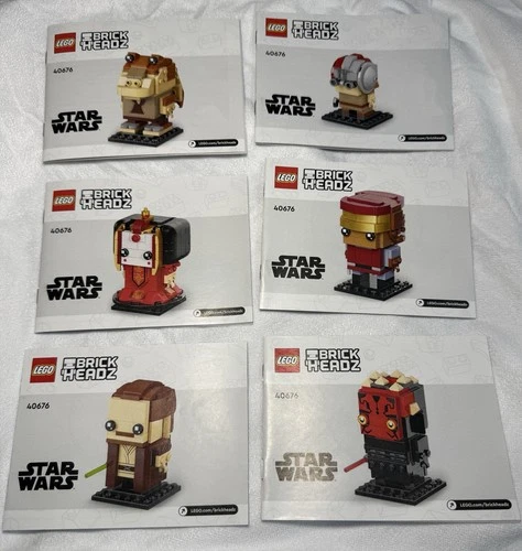 LEGO BRICKHEADZ STAR WARS 40676 NEW! Pick A Set! Queen Amidala! Darth Maul!