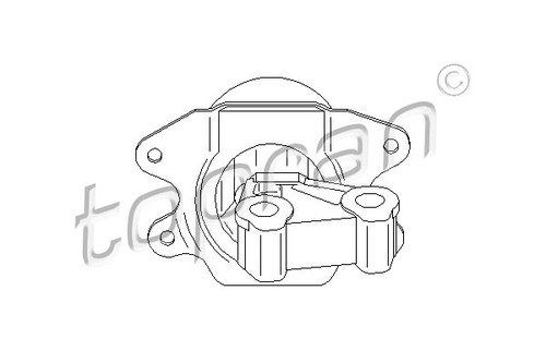 207 561 ENGINE MOUNT MOUNTING LEFT FRONT TOPRAN FOR VAUXHALL MERIVA I,COMBO II - Picture 2 of 5