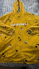 Disney Winnie the Pooh Eeyore Reversible Snuddie Hooded Blanket Hoodie Size S
